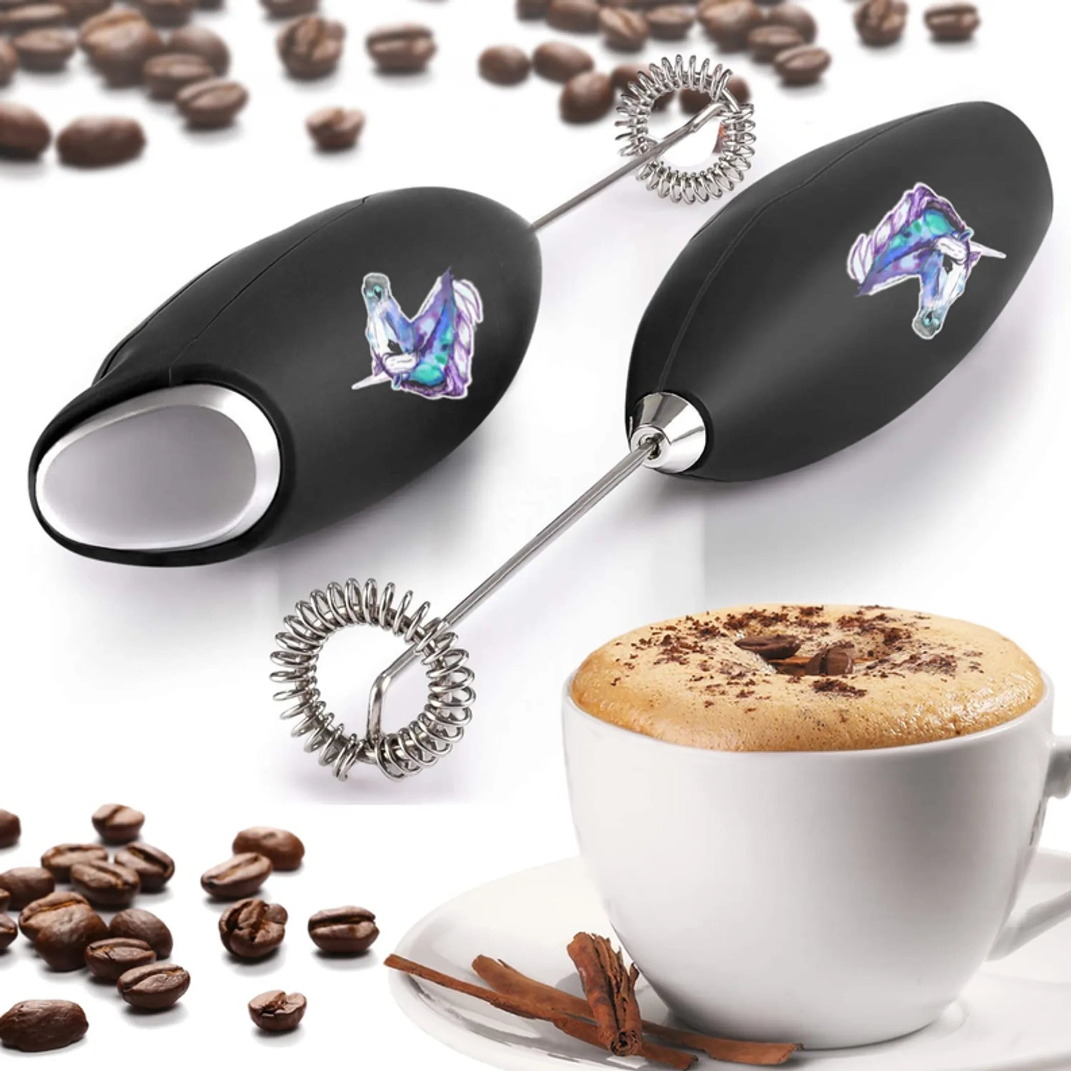 Classic Milk Frother With Stand