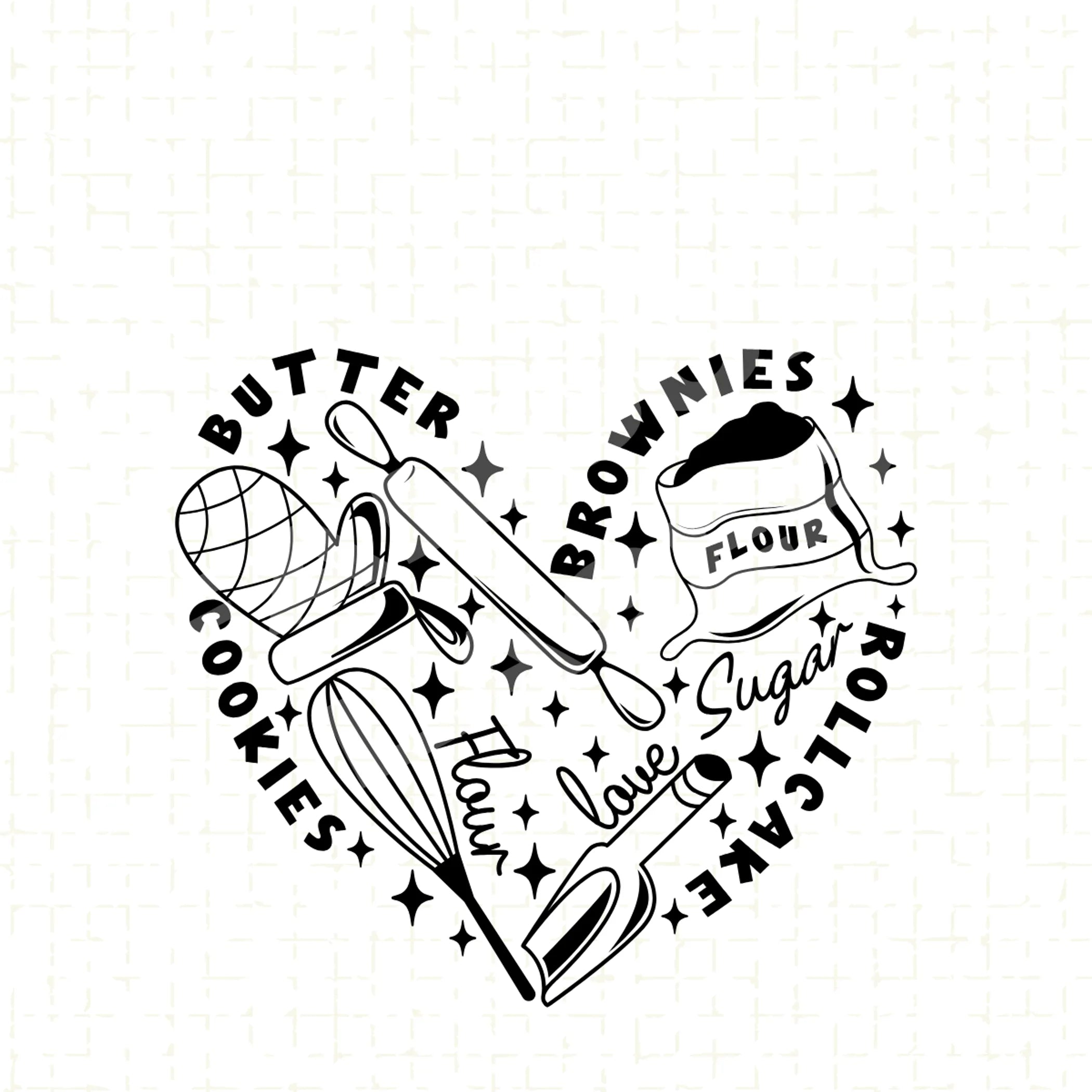 Bakers Heart Kitchen Towel